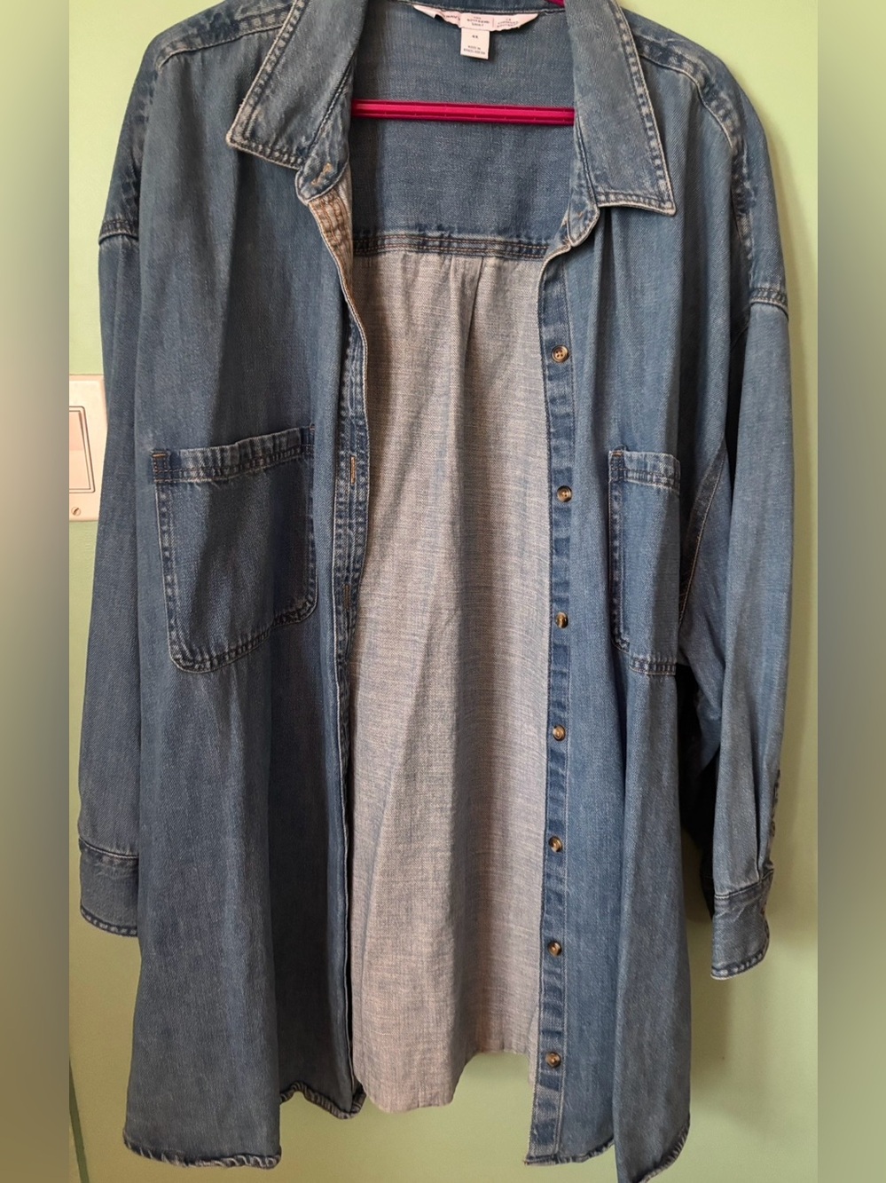Old Navy Blue Denim Button Down